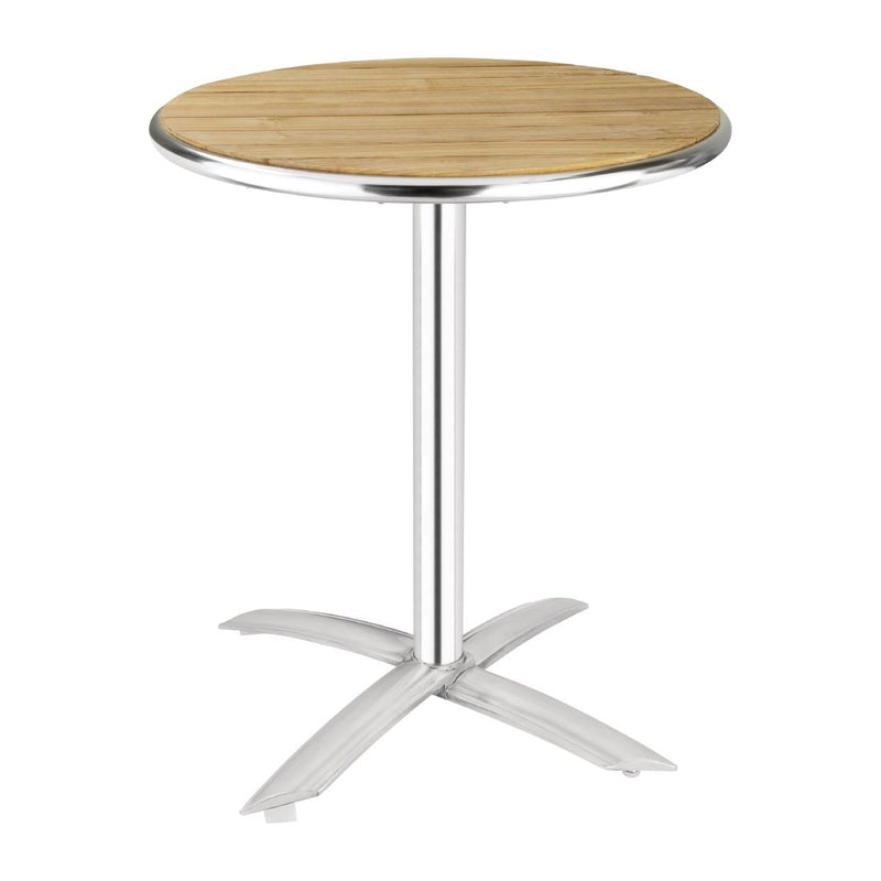 Bolero Round Flip Top Table Ash 600mm