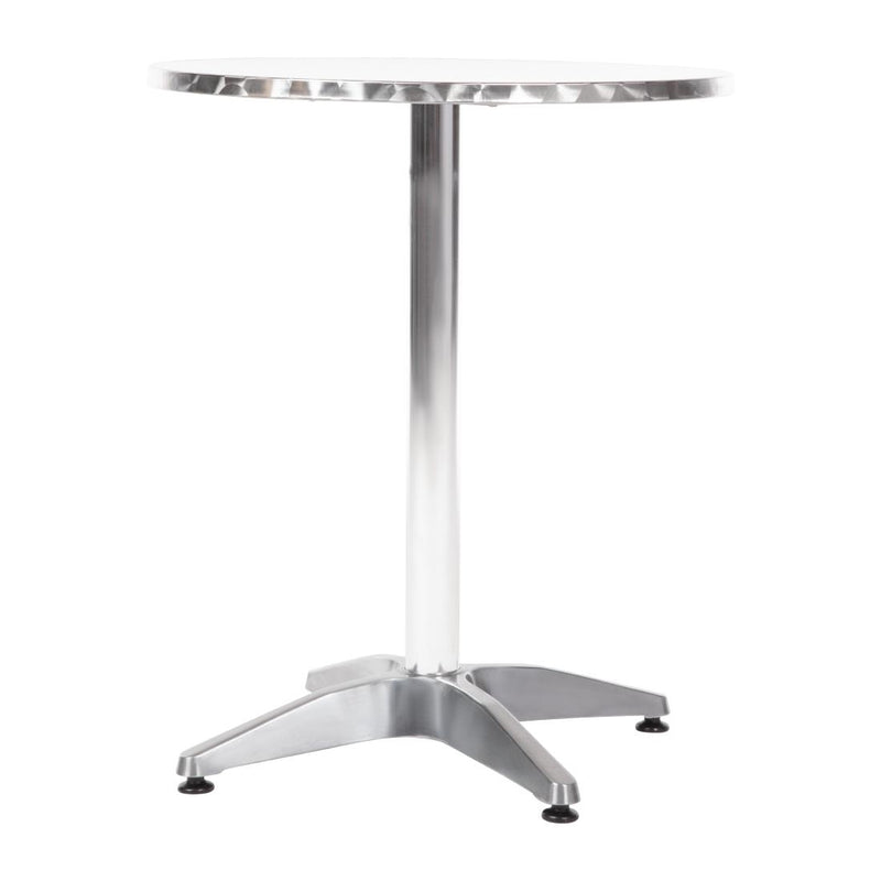 Bolero Round Bistro Table Stainless Steel 600mm