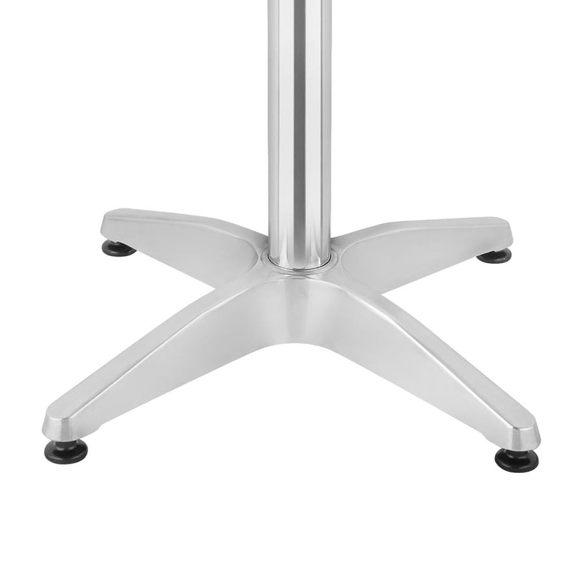 Bolero Steel and Aluminium Round Bistro Table 800mm