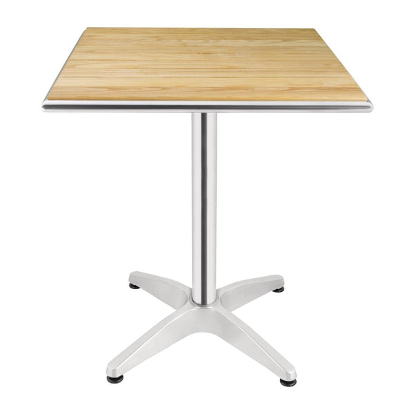 Bolero-Tisch mit Eschenplatte, quadratisch, 600 mm (einzeln)