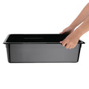 Vogue Polycarbonat 1/1 Gastronormbehälter 150 mm Schwarz