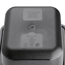 Vogue Polycarbonat 1/6 Gastronormbehälter 100 mm Schwarz