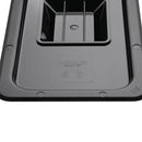 Vogue Polycarbonat 1/3 Gastronorm-Deckel, Schwarz