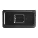 Vogue Polycarbonat 1/3 Gastronorm-Deckel, Schwarz