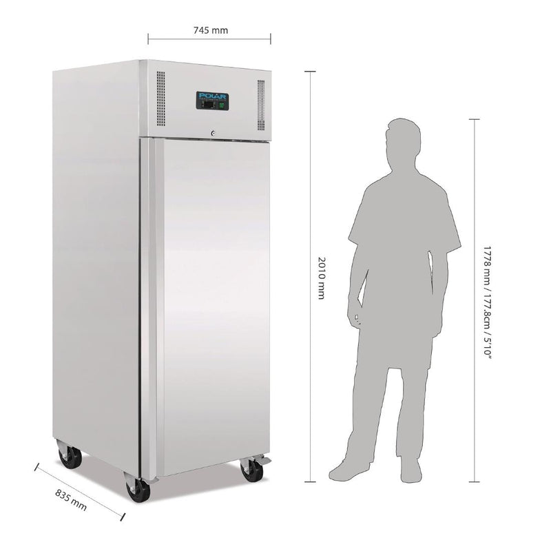 Polar U-Serie Standkühlschrank 650Ltr