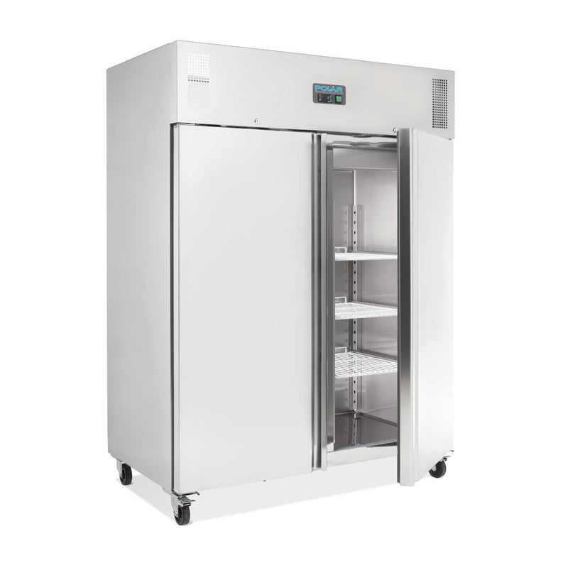 Polar U-Serie aufrechter Doppeltür-Kühlschrank 1300Ltr