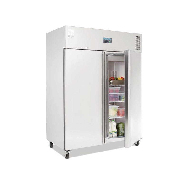 Polar U-Serie aufrechter Doppeltür-Kühlschrank 1300Ltr