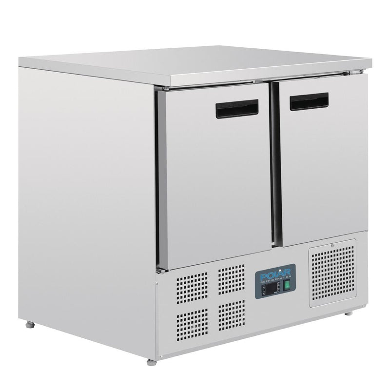 Polar G-Serie Doppeltür-Thekenkühlschrank 240Ltr