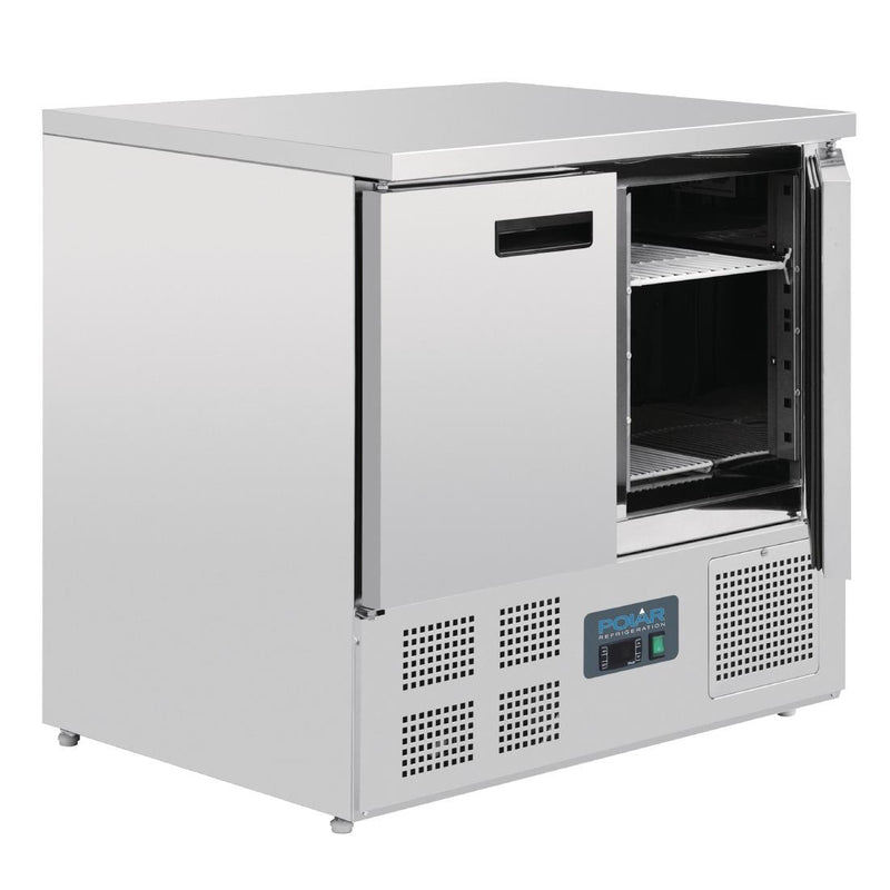 Polar G-Serie Doppeltür-Thekenkühlschrank 240Ltr