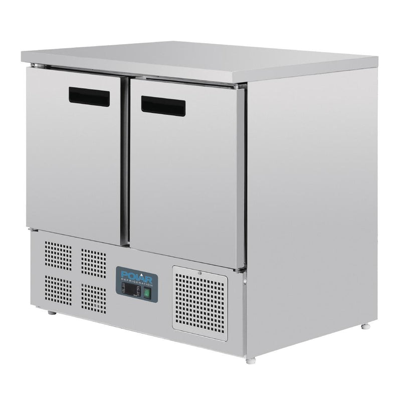 Polar G-Serie Doppeltür-Thekenkühlschrank 240Ltr