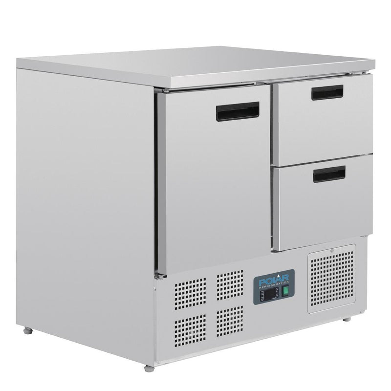 Polar G-Serie 2 Schubladen-Thekenkühlschrank 240Ltr 