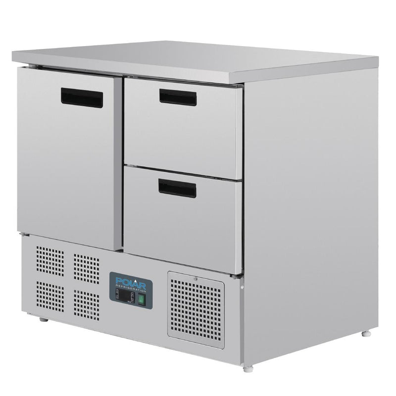 Polar G-Serie 2 Schubladen-Thekenkühlschrank 240Ltr 