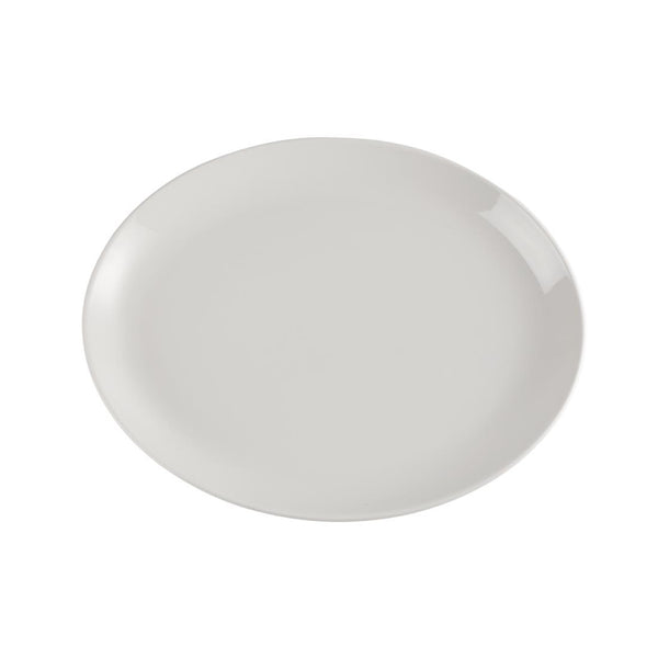 Churchill Plain Whiteware Oval Plates 340mm (Pack of 12)