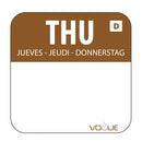 Dissolvable Food Rotation Labels Thursday (Pack of 1000)