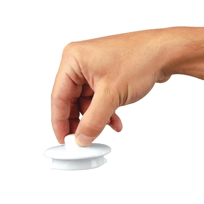 Olympia Whiteware Teekannendeckel (4er-Pack)