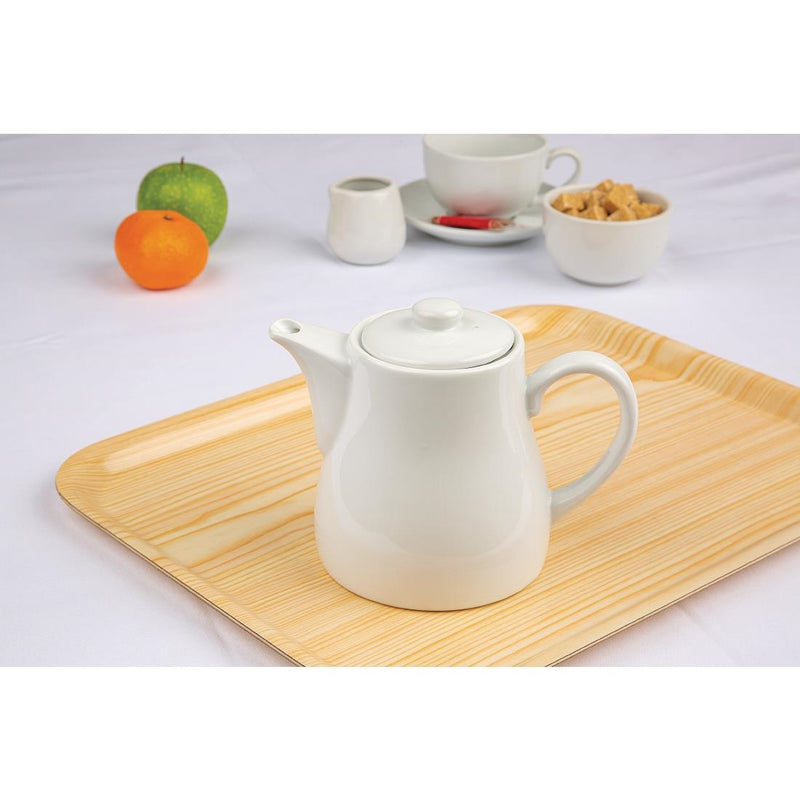 Olympia Whiteware Teapots 795ml (Pack of 4)