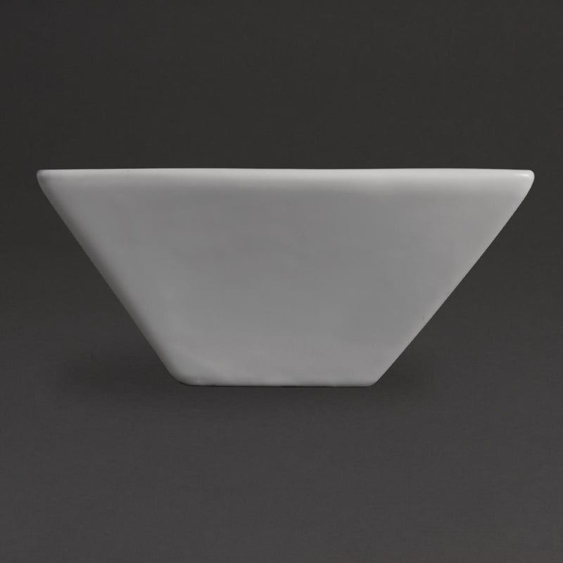 Olympia Whiteware Square Bowls 170mm (Pack of 12)