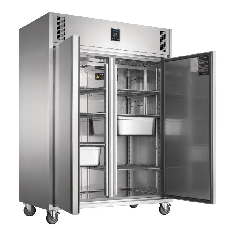 Polar U-Serie Premium Doppeltür-Gefrierschrank 1170Ltr