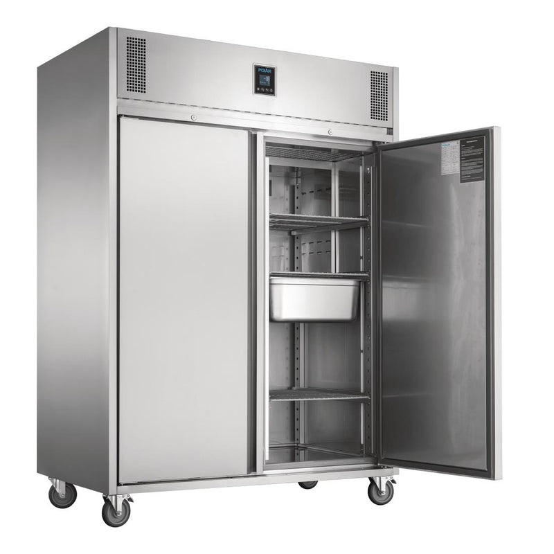 Polar U-Serie Premium Doppeltür-Gefrierschrank 1170Ltr