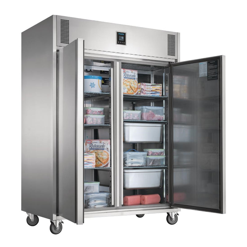 Polar U-Serie Premium Doppeltür-Gefrierschrank 1170Ltr