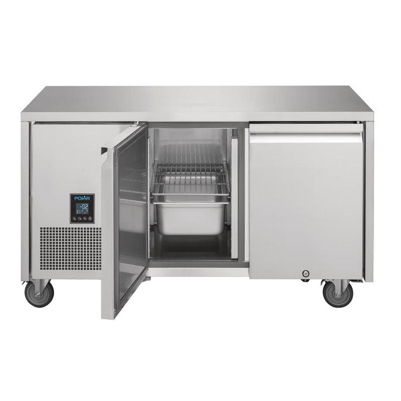 Polar U-Serie Premium Doppeltür-Thekenkühlschrank 267Ltr