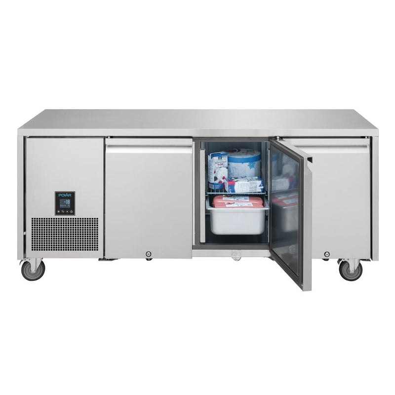 Polar U-Serie Premium Dreitür-Gefrierschrank 420Ltr