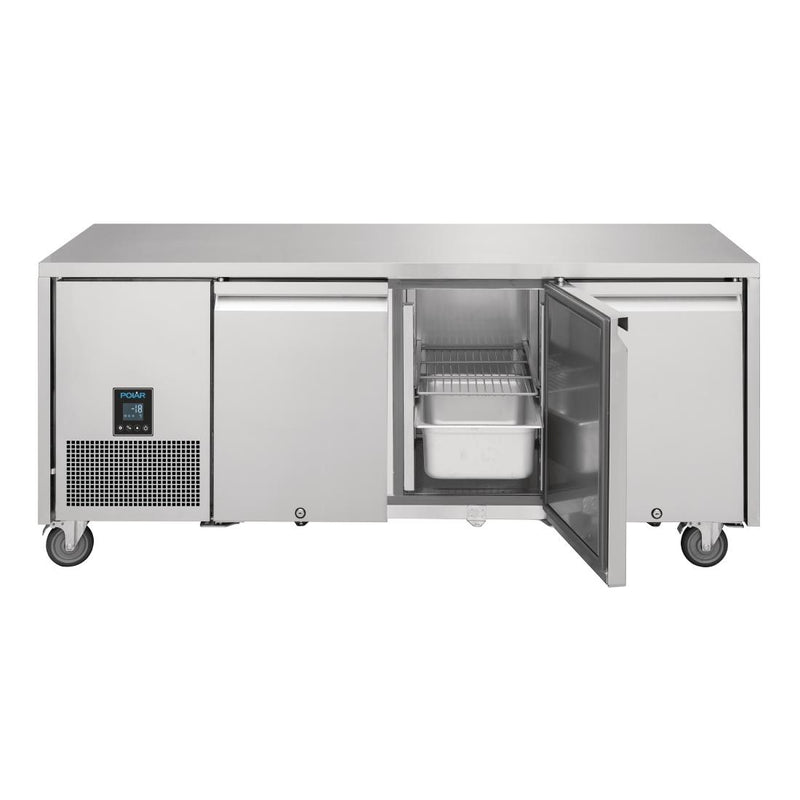 Polar U-Serie Premium Dreitür-Gefrierschrank 420Ltr