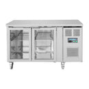 Polar U-Series 2 Door Counter Fridge with Glass Doors