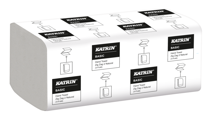 Katrin 2 Ply Of White Basic Hand Towels -  Pack of 4000