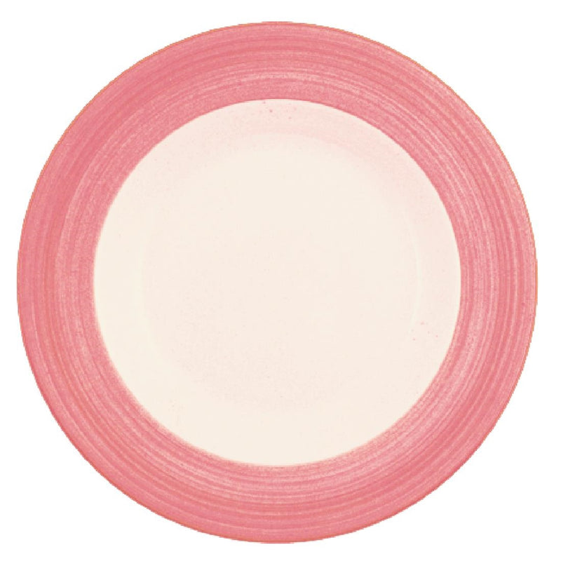 Steelite Rio Pink Slimline-Platten, 255 mm, 24 Stück