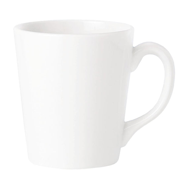 Steelite Simplicity White Coffeehouse Mugs 262ml (Pack of 36)
