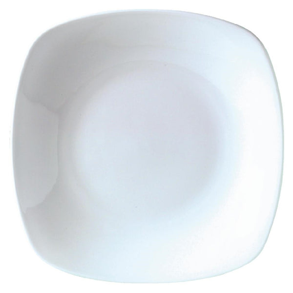 Steelite Quadro weiße quadratische Platten 230 mm (24 Stück)
