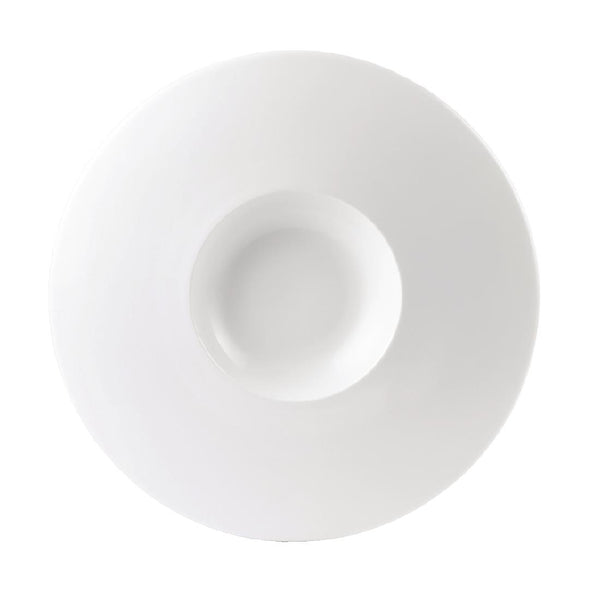 Steelite Monaco Float-Schalen, mittelgroß, Weiß, 305 mm, 6 Stück