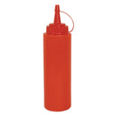 Bouteille de sauce à presser rouge Vogue 8oz
