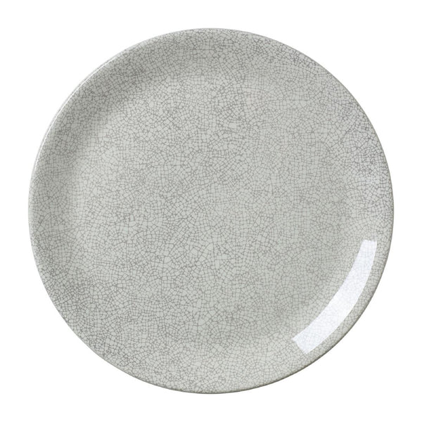 Steelite Ink Crackle Grey Coupe Plates 300mm (Pack of 12)