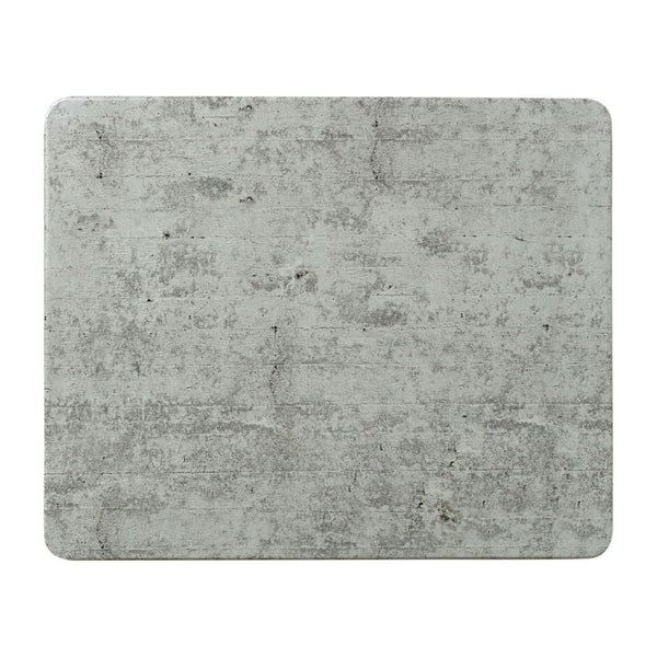 Steelite Concrete Rectangular Melamine Platters GN 1/2 (Pack of 3)