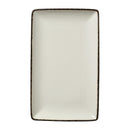 Steelite Charcoal Dapple Rechteckige Teller, 270 x 167 mm, 6 Stück