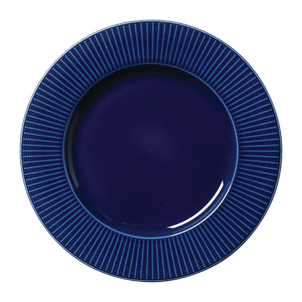 Steelite Willow Azure Gourmet-Teller, groß, gut, Blau, 285 mm, 6 Stück