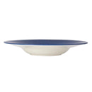 Steelite Willow Azure Gourmet Schüsseln mit tiefem Rand, Blau, 285 mm, 6 Stück