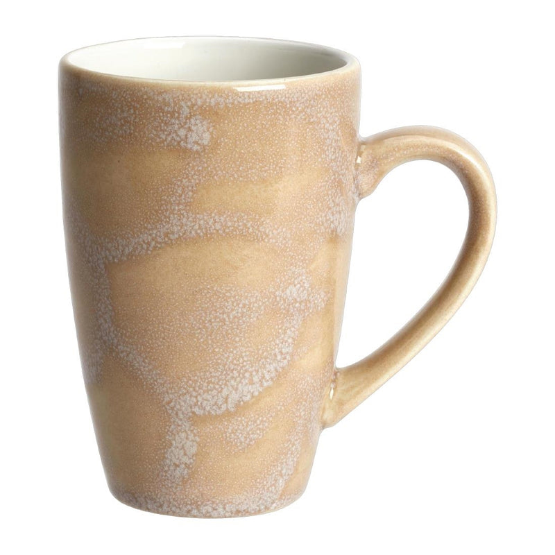 Steelite Revolution Sandstone Mug Quench, 285 ml, 12 Stück