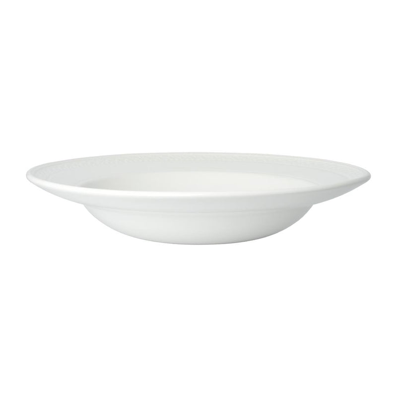 Steelite Bead Accent Rimmed Bowls 285mm (Pack of 6)