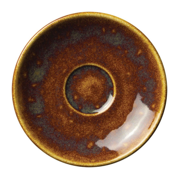 Steelite Vesuvius Amber Saucers 125mm (Pack of 12)