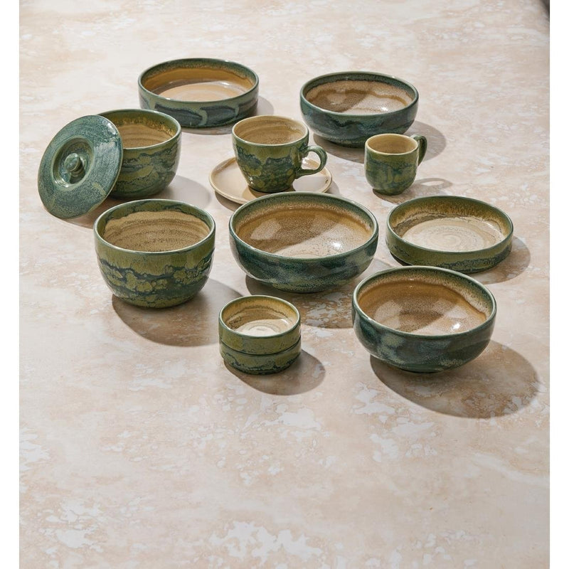 Steelite Aurora Revolution Jade Round Stacking Trays 135mm (Pack of 12)