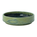 Steelite Aurora Vesuvius gebrannter Smaragd, runde Stapeltabletts, 100 mm, 12 Stück