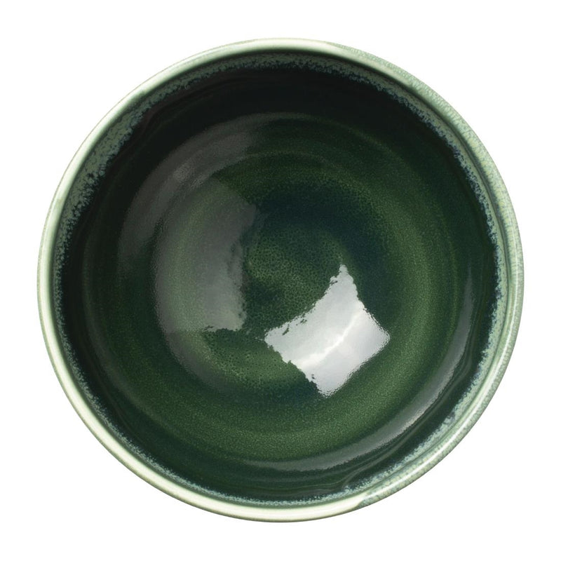 Steelite Aurora Vesuvius Burnt EmeraldTulip Bowls 140mm (Pack of 12)