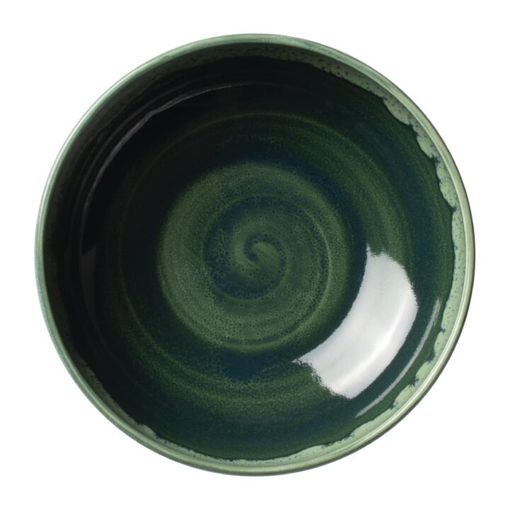 Steelite Aurora Vesuvius Burnt Emerald Bowl 17.5cm / 7" - Pack Of 12