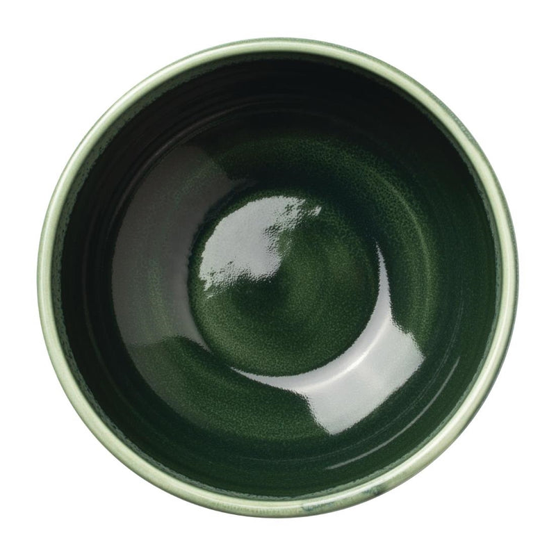 Steelite Aurora Vesuvius Burnt Emerald Bowls 135mm (Pack of 12)