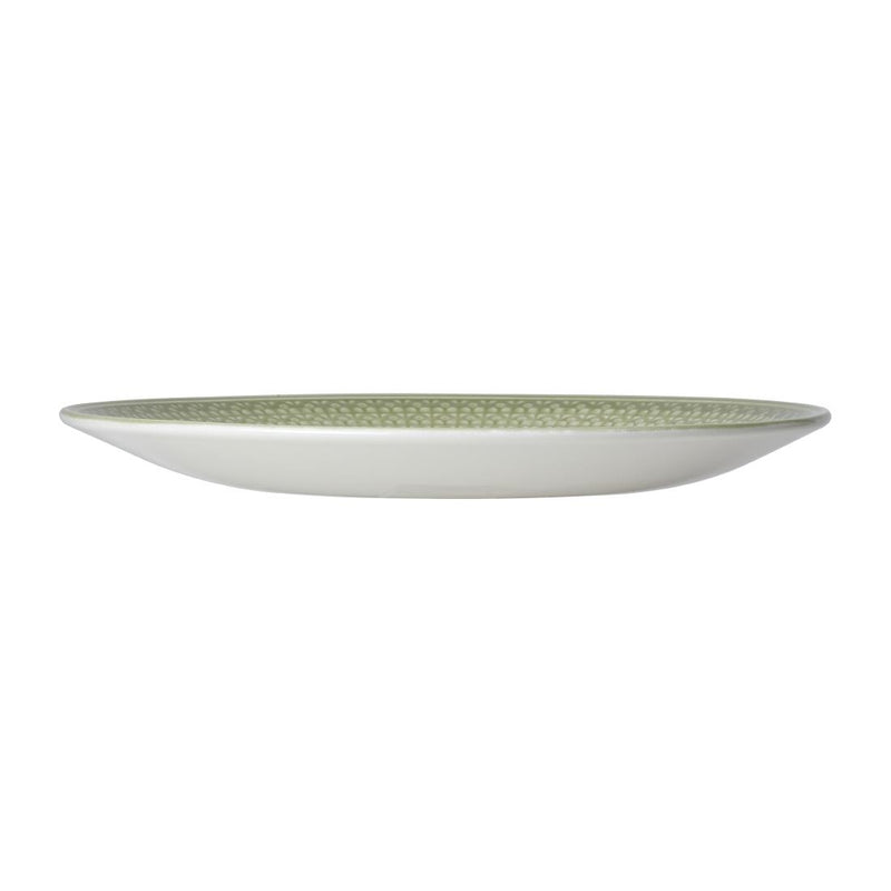 Steelite Bead Sage Coupe-Platten, 285 mm, 6 Stück