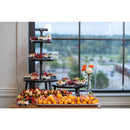 Steelite Gun Metal Rohrständer, kurzes Bein, 355 x 95 mm