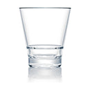 Steelite Capella Stack Clear Short Double Rocks 414 ml (Box 12) (Direct)